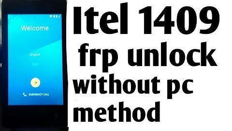 Itel 1409 frp unlock without pc | itel 1409 frp Bypass | itel 1409 account Bypass | stock roms |