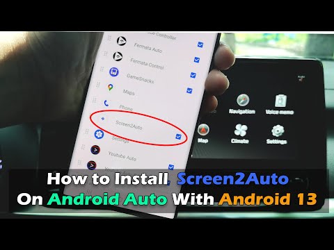 How to Install Screen2Auto Android Auto With Android 13