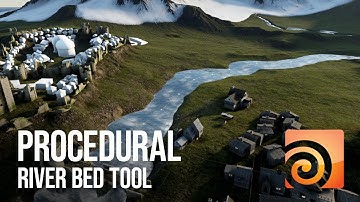 Houdini Procedural River Bed Tool