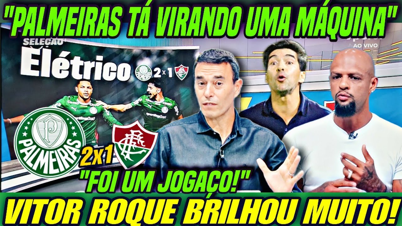 💥 PALMEIRAS VIROU UMA MÁQUINA! SEGUE O LÍDER! Vitor Roque BRILHA! PALMEIRAS 2X1 FLUMINENSE