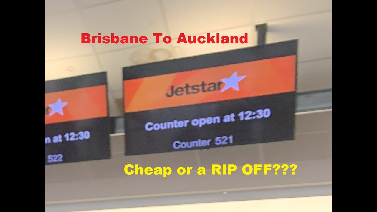 JETSTAR Brisbane to Auckland Review.