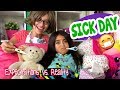 Sick Day - Expectations Vs Reality : The Evangeline Show // GEM Sisters