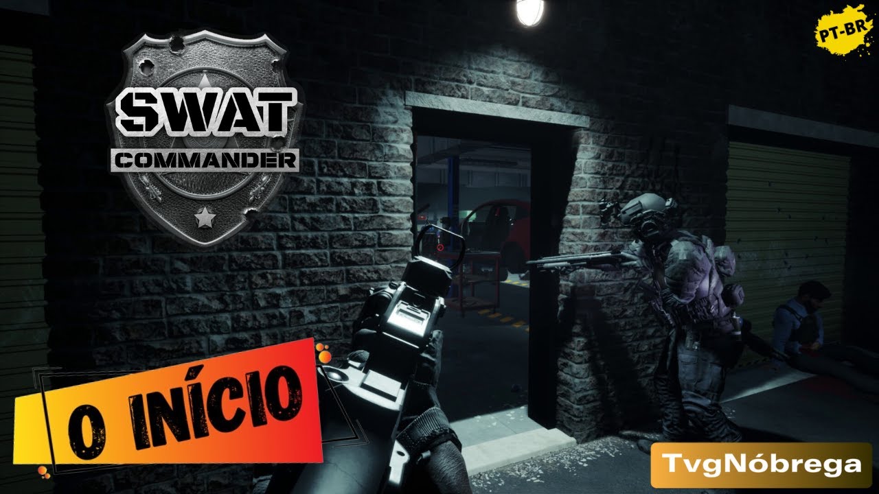 Windos Vista稼働SWAT4PCゲーム SWAT Commander - O INÍCIO de GAMEPLAY, em Português PT-BR (PC