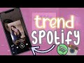 CÓMO hacer EL TREND DE SPOTIFY en INSTAGRAM 💕