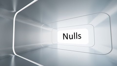 Fill nulls with zero