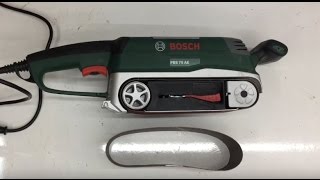 Bandschleifer Bosch Pbs 75 Ae Set Youtube