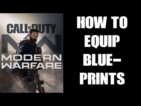 How To Select Equip & Use Weapon Gun Blueprints COD Modern Warfare 2019