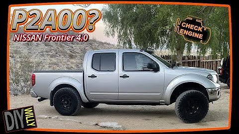 P2A00 Oxygen Sensors Nissan Frontier 4 0