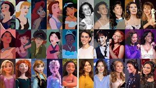 Disney Princesses Live Vs Animation Side By Side Comparison