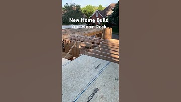 New Home Build-2nd Floor Deck #homebuild #construction