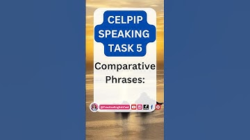 CELPIP SPEAKING TASK 5 |COMPARING & PERSUADING #celpipspeaking #celpip #celpiptask #celpiptemplates
