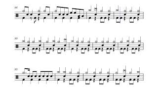 ENAMEL – シド - SID - Drum Sheet - Drums Only