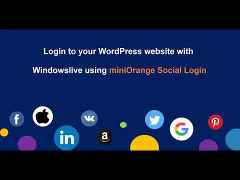 WordPress Social Login | How to setup login with Windowslive in WordPress ?