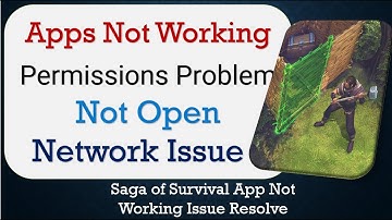 How To Fix Saga of Survival App not working | Not Open | Space Issue | Network & Permissions Issue