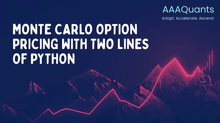 Monte Carlo Option Pricing With Two Lines Of Python