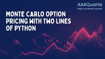 Monte Carlo Option Pricing With Two Lines Of Python