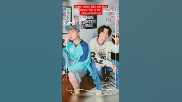 Super Junior D&E 2nd Mini Album You & Me - Bonus Postcard