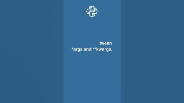 Functions: *args vs **kwargs