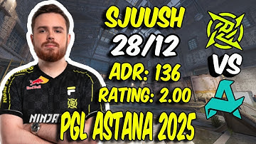 NIP sjuush (28/12) vs Aurora (Train) @ PGL Astana 2025 | CS2 POV