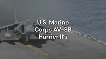 U.S. Marine Corps AV-8B Harrier II’s