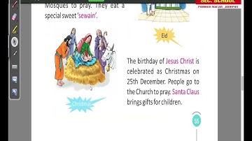 Class 1 EVS Chapter 11 Our Festivals (Question answer) Part 1 by Kavita Choudhary