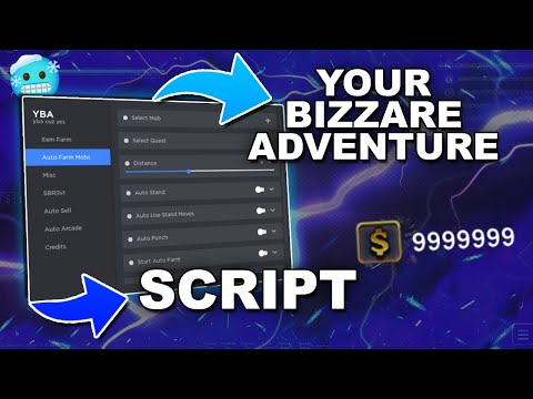 ROBLOX Your Bizarre Adventure Script Hack GUI, Auto Farm, Auto