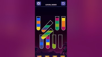 Sort Water Color Puzzle Level 2081 to 2090