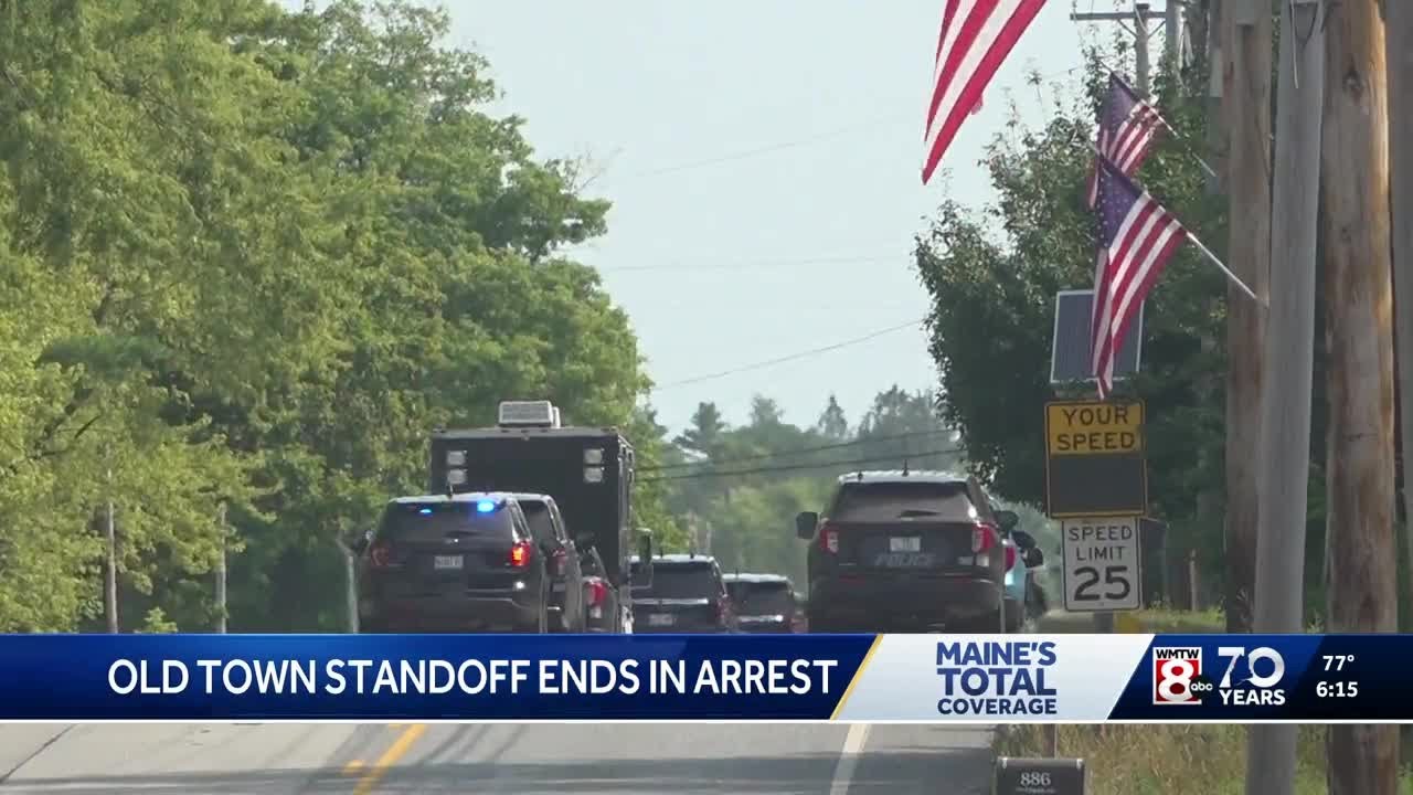 Old Town man arrested after standoff with police - YouTube