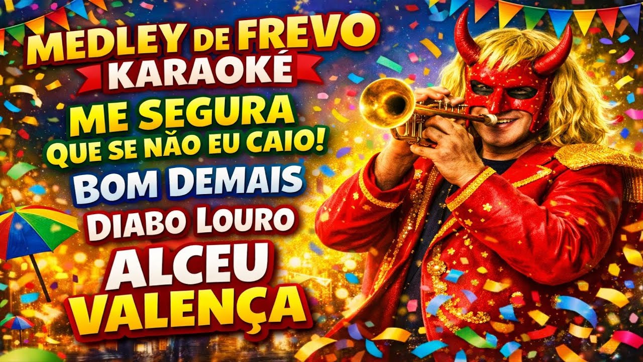 Frevo Nordestino Karaokê – Alceu Valença Medley Completo com Letra Sincronizada