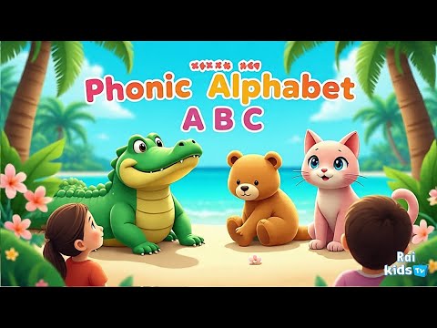 ABC Phonics Song for Kids | A for Alligator, B for Bear, C for Cat ...