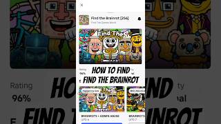 How To Find Find The Brainrot When It Doesnt Appear In Roblox