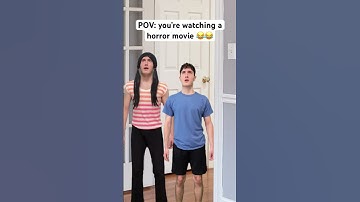 Thumbnail of Horror movie trailers be like #shorts #funny #comedy