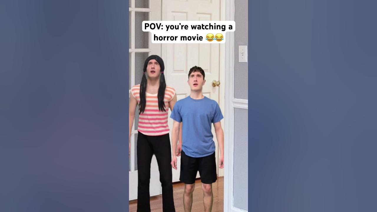 Horror movie trailers be like #shorts #funny #comedy Horror movie trailers be like #shorts #funny #comedy