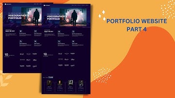 complete portfolio website part 4 | @creativetutorial69  #websitedesign #htmlandcss
