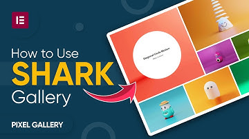 How to Use Shark Gallery Widget by Pixel Gallery in Elementor
