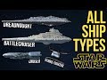 ALL Ship Types and Classes in Star Wars Legends & Canon