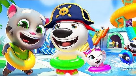 Talking Tom Pool - Match The Colors Fun Puzzle Game - Gameplay Videos