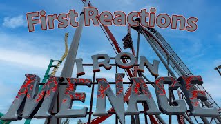 First Reactions of Iron Menace at Dorney Park | April 2024