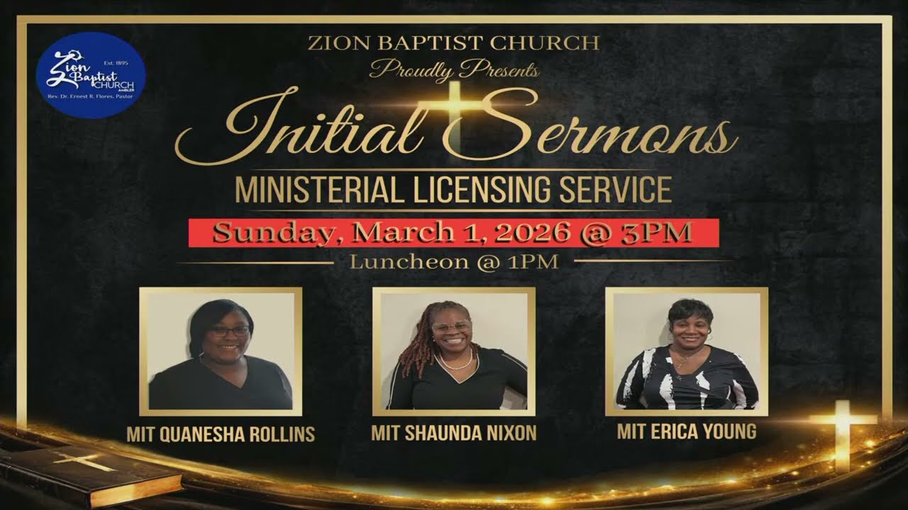 Ministerial Licensing Service 03/01/2026