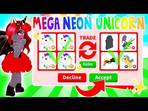 What People Are Willing To Trade For A Mega Neon Unicorn In Adopt
