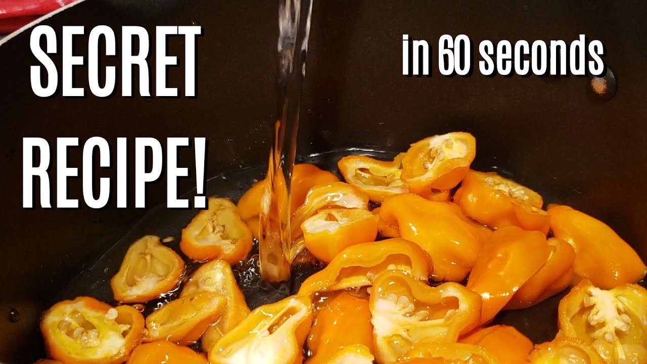 Homemade Hot Sauce Recipe using Habaneros Easy How to Make YouTube