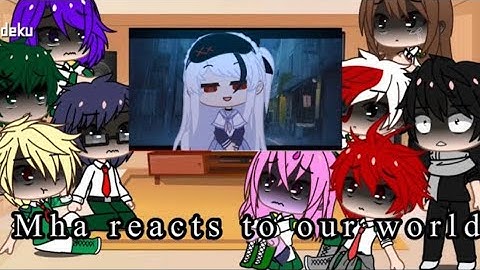 Mha reacts to our world /I reaction video // some of class 1-a and aizawa