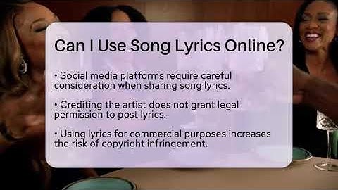 Can I Use Song Lyrics Online? - Everyday-Networking