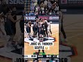 Jokić went at Lu Dort and J-Will after the foul 👀