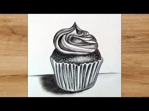 Cupcake Draw Step by Step - Create Art with ME