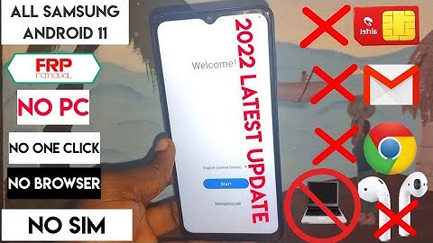 All Samsung Frp Bypass 2022 Android 11/12 / A12,A20,A21,A20s,A30,A50,A71 Google Account Unlock No Pc