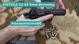 Revisão da Pistola CZ 83 em 9mm Browning (.380 ACP)