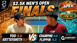 $2.5K Men’s Open Final | Yoo (5.3)/Krittayaweth (5.1) vs Champine (4.9)/Flippin (5.3) | APEX