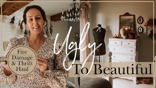 Ugly to Beautiful Thrift Flip + Cottage Decorating