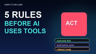 5 Rules Before Letting AI Agents Use Real Tools